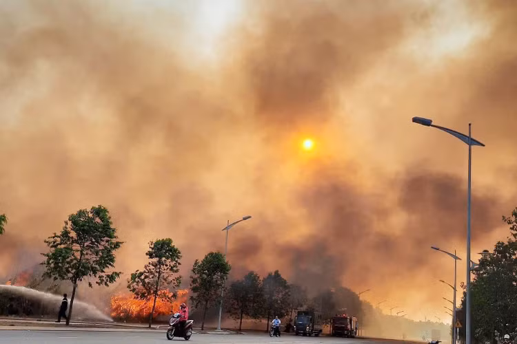 chay dong co o TP Thu Duc anh 1