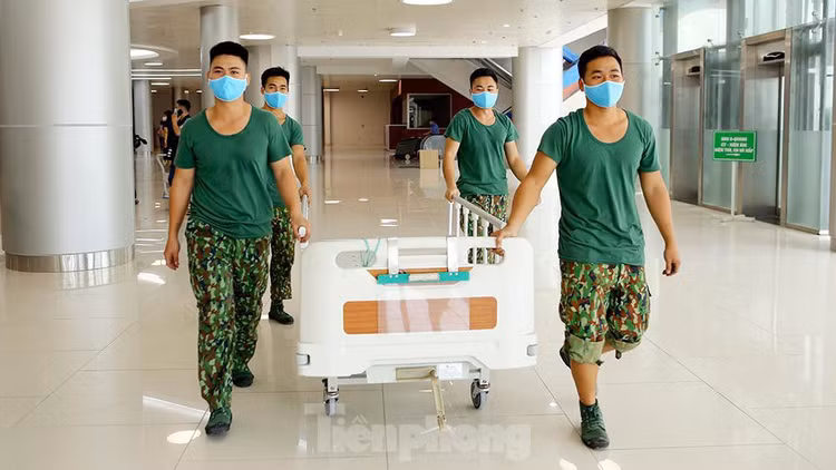 Bệnh viện dã chiến Bạch Mai cơ sở 2 sẵn sàng điều trị bệnh nhân COVID ảnh 4