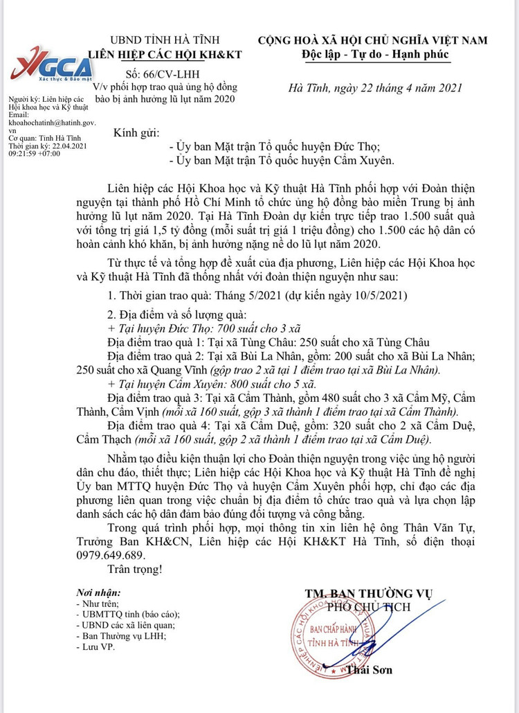 Vì sao 1.500 suất quà danh hài Hoài Linh trao cho dân vùng lũ Hà Tĩnh bị hoãn? - 1