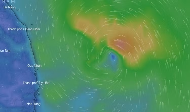 ap thap nhiet doi tren Bien Dong anh 1