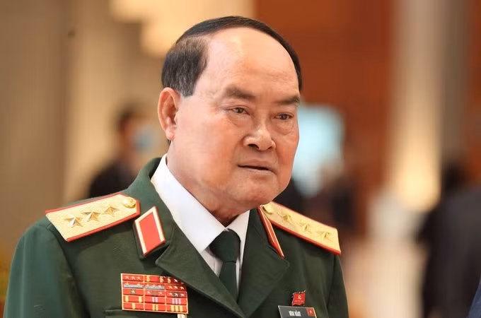 Thượng tướng Trần Đơn, Thứ trưởng Quốc phòng, Trưởng Ban chỉ đạo phòng, chống Covid-19 của Quân đội. Ảnh: Hoàng Phong