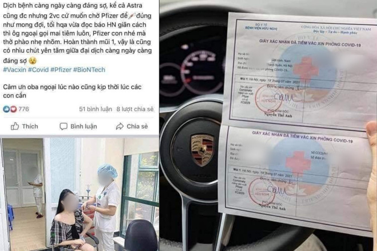 Hoa khôi khoe tiêm vắc xin Pfizer bị phạt 12,5 triệu đồng vì đưa tin giả - 1