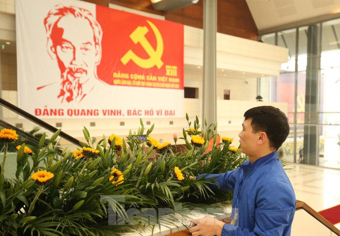 Trung tâm Hội nghị Quốc gia sẵn sàng cho Đại hội Đảng - ảnh 12