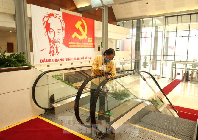 Trung tâm Hội nghị Quốc gia sẵn sàng cho Đại hội Đảng - ảnh 11