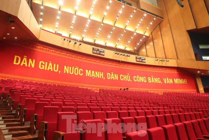 Trung tâm Hội nghị Quốc gia sẵn sàng cho Đại hội Đảng - ảnh 16