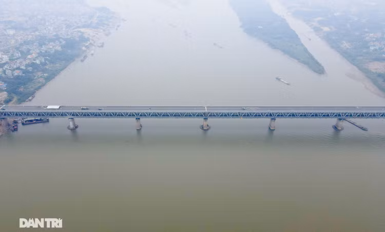 Diện mạo mới cầu Thăng Long trước ngày thông xe 7/1 - 1