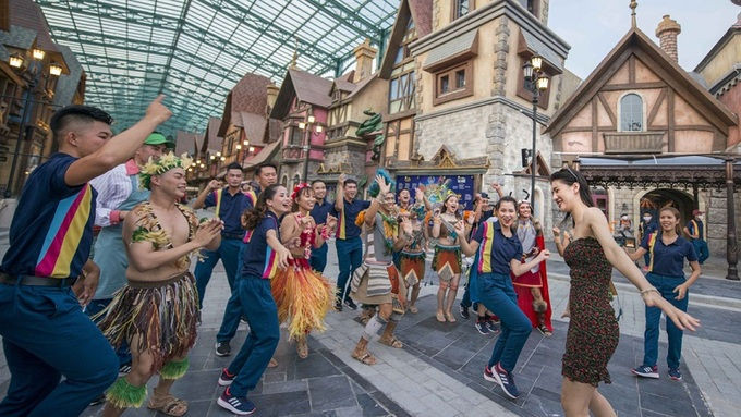 Grand World, nơi mở cửa đón du khách 24 giờ mỗi ngày. Ảnh: Vingroup.