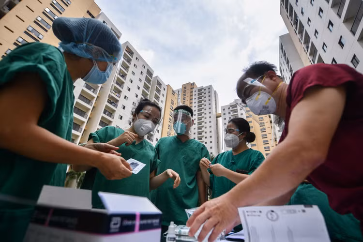 72 giờ hình thành BV dã chiến điều trị Covid-19 lớn nhất Việt Nam ảnh 1