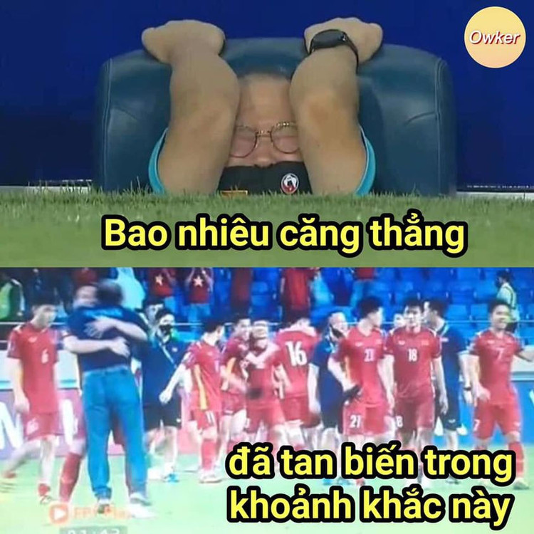 khoanh khac de thuong cua HLV Park Hang-seo anh 2