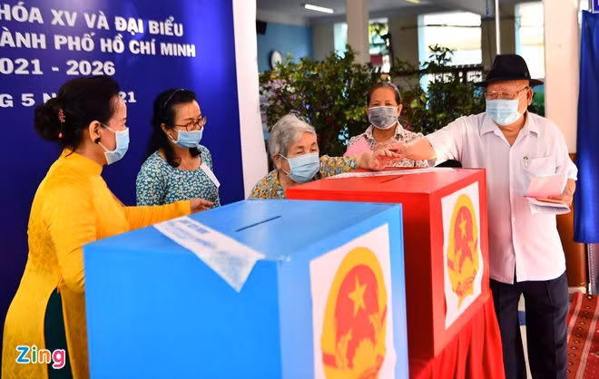 bau cu dai bieu Quoc hoi va HDND anh 9