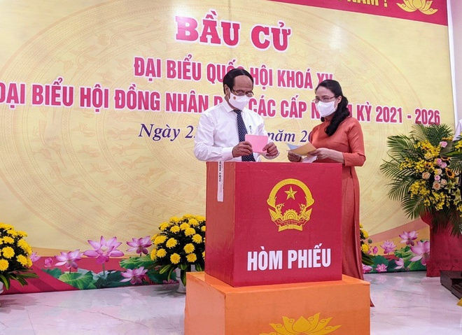 bau cu dai bieu Quoc hoi va HDND anh 12