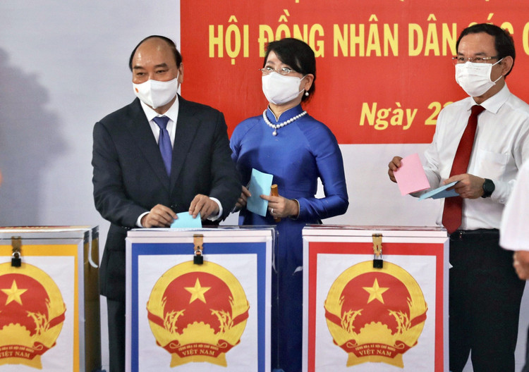 bau cu dai bieu Quoc hoi va HDND anh 26