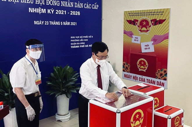 bau cu dai bieu Quoc hoi va HDND anh 14