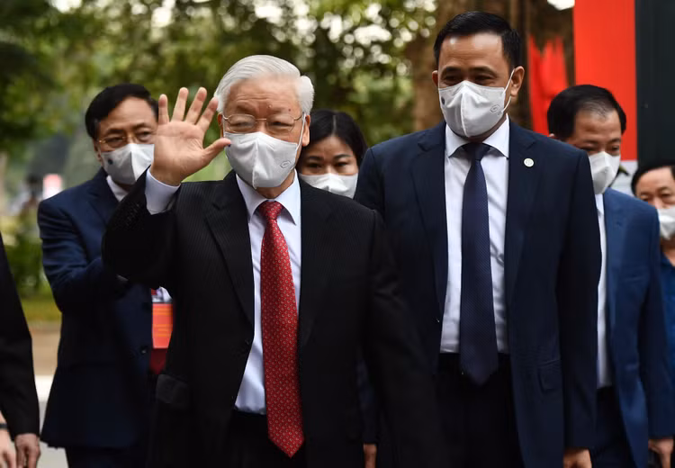 Thu tuong Pham Minh Chinh bo phieu anh 1