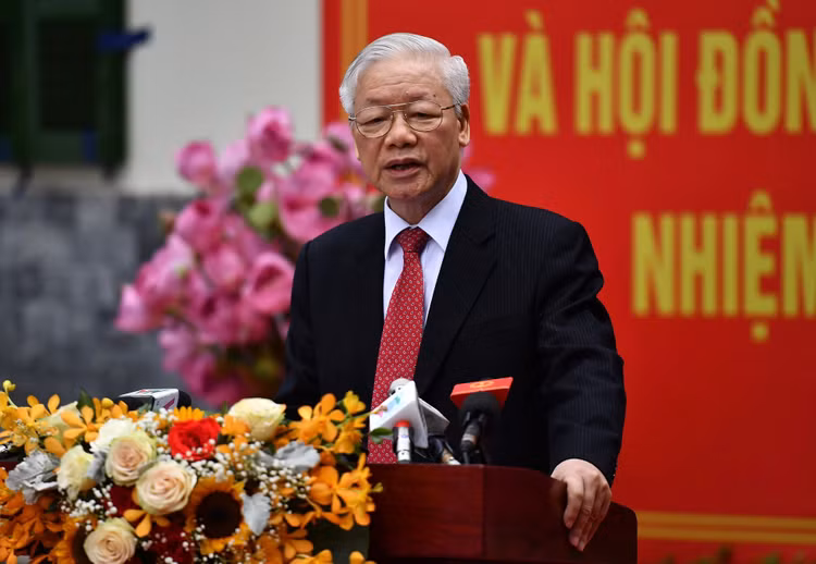 Thu tuong Pham Minh Chinh bo phieu anh 3