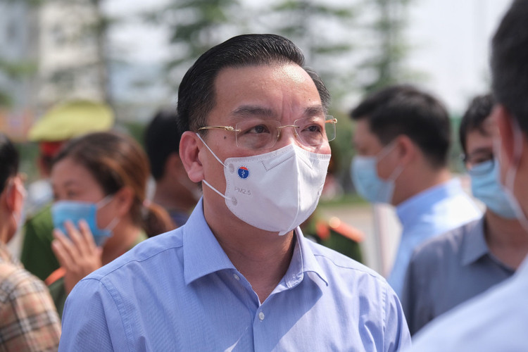 ca mac Covid-19 Ha Noi, ca benh Covid-19 benh vien nhiet doi, Dong Anh, Ha Noi gian cach xa hoi anh 1