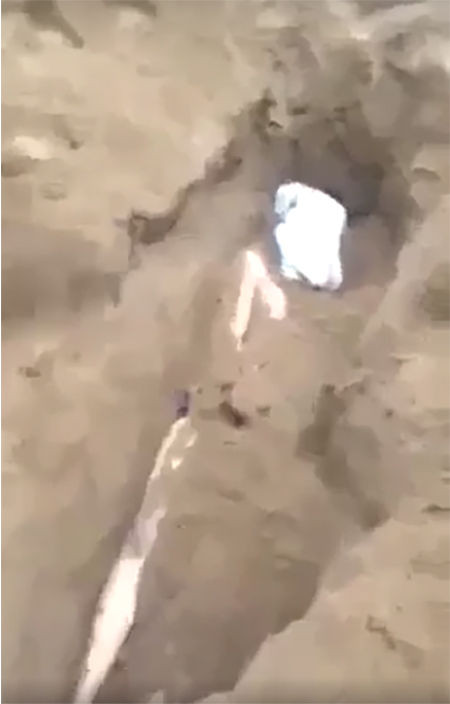 Kinh hoàng một nam thanh niên bị đánh đập, bịt mặt chôn sống