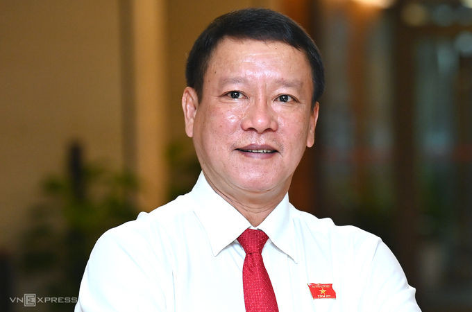 Đại biểu Quốc hội Thái Trường Giang (Phó Giám đốc Sở khoa học và công nghệ tỉnh Cà Mau). Ảnh: Giang Huy