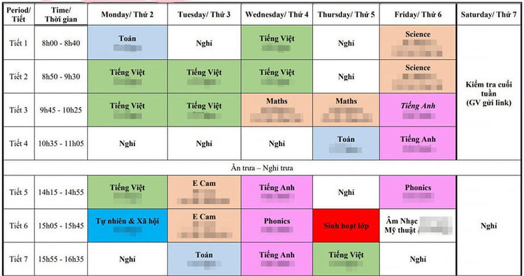 Hoc sinh lop 1 hoc online anh 1