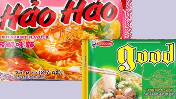 Mì Hảo Hảo và mì Good /// Ảnh Moit
