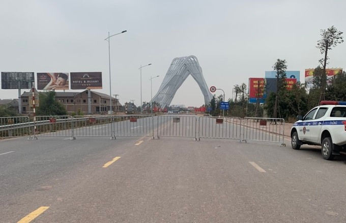 Một chốt phong toả ở Hải Dương. Ảnh: CTV