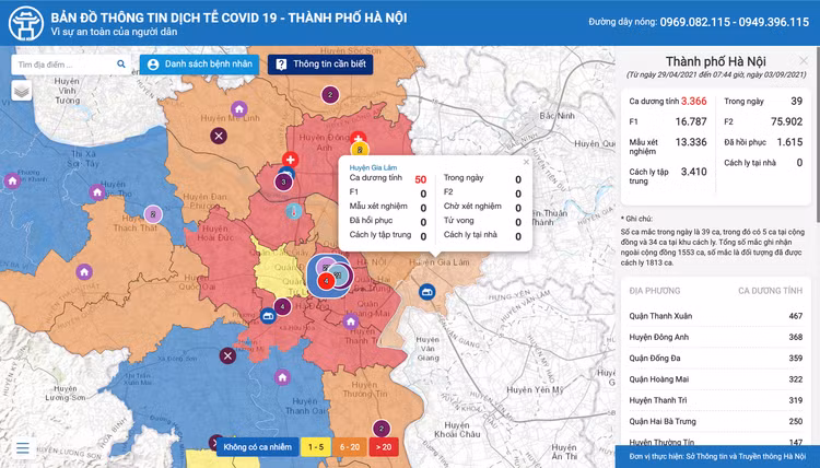 Khu vực nào ở Hà Nội là vùng đỏ, phải siết chặt giãn cách sau 6/9? - 2