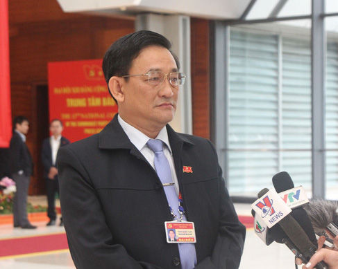 Đại biểu Trần Quốc Tuấn, Trưởng ban Tuyên giáo Tỉnh ủy Trà Vinh. - Ảnh: VGP/Nhật Bắc