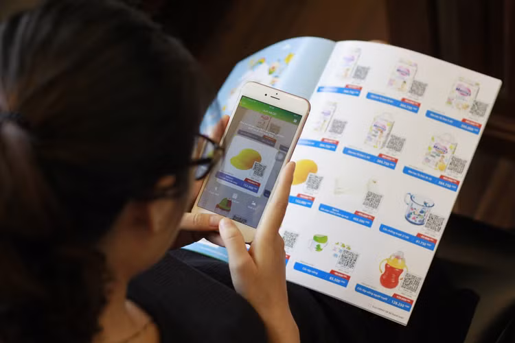 14 ngan hang ap dung dich vu chuyen tien nhanh bang ma QR anh 1