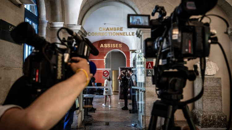 Phiên xét xử Damien Tarel ngày 10/6. Ảnh: FranceInfo