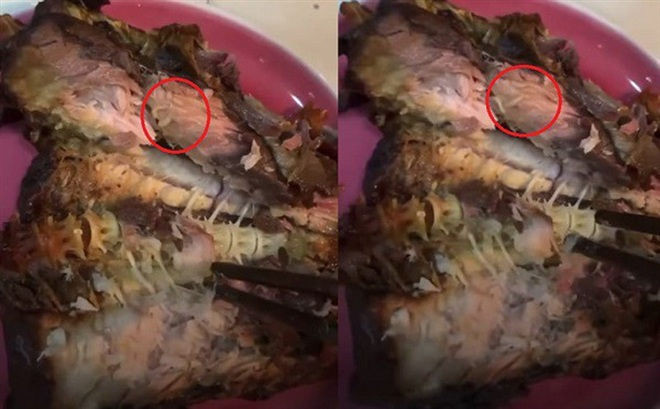 Phạt nặng cửa hàng thực phẩm sạch bán cá kho có dòi cho khách - 1