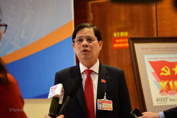 Đại biểu Nguyễn Tấn Tuân, Chủ tịch Ủy ban nhân dân tỉnh Khánh Hòa. (Ảnh: Đức Duy/Vietnam+)