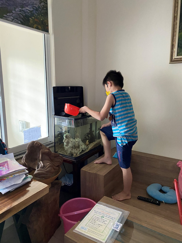 Cậu bé 7 tuổi vào viện chữa Covid-19 và trở về nhà một mình - 3