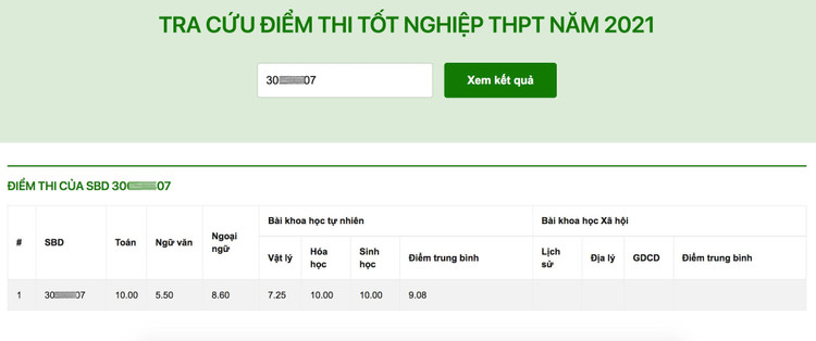 Xuất hiện thí sinh giành tới 3 điểm 10 kỳ thi tốt nghiệp THPT 2021 - 4
