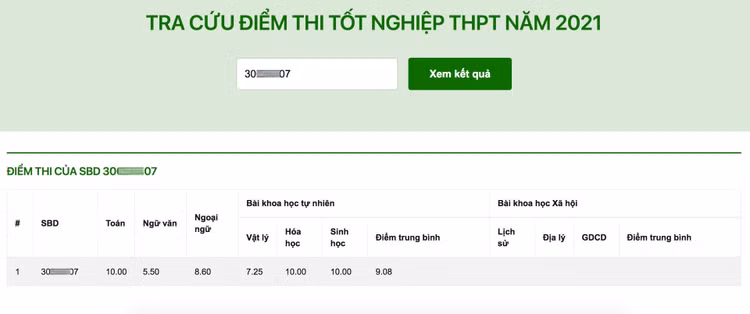 Xuất hiện thí sinh giành tới 3 điểm 10 kỳ thi tốt nghiệp THPT 2021 - 4