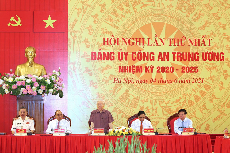 3 lanh dao cap cao cua Dang, Nha nuoc tham gia Dang uy Cong an Trung uong anh 1
