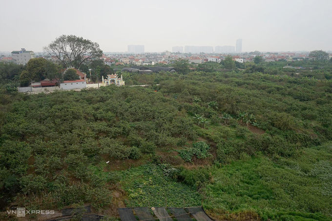 Bãi sông xã Đông Dư, huyện Gia Lâm. Ảnh: Gia Chính.