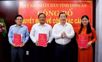 Hải Phòng, Thanh Hóa, Long An kiện toàn nhân sự, bổ nhiệm lãnh đạo mới