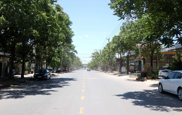 Nắng nóng gay gắt tại Đông Hà, Quảng Trị. (Ảnh: Nguyên Lý/TTXVN)