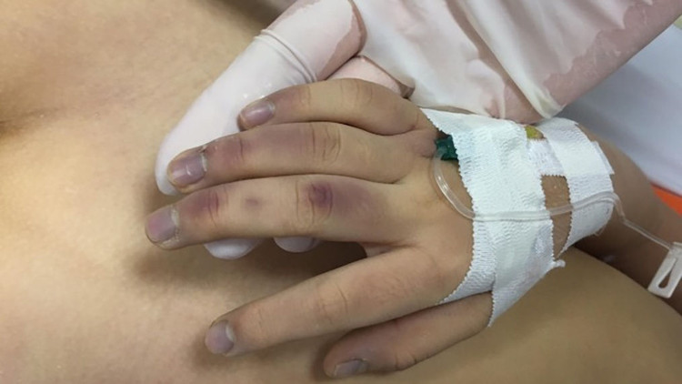 Bé gái tử vong trước khi đến bệnh viện /// Bvcc