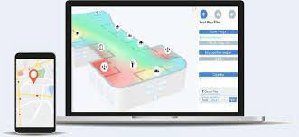 Màn hình giám sát tình trạng đông người và cấp độ an toàn trên một sàn của tòa nhà.
