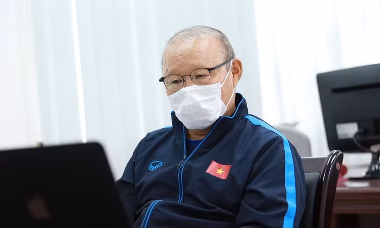 Huấn luyện viên Park Hang-seo sẽ tham dự theo hình thức trực tuyến. Ảnh: VFF