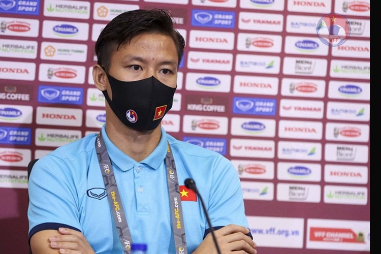 Đội trưởng Quế Ngọc Hải bày tỏ sự quyết tâm trước các đối thủ mạnh tại Vòng loại thứ 3 World Cup 2022. Ảnh: VFF