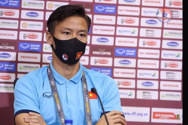 Đội trưởng Quế Ngọc Hải bày tỏ sự quyết tâm trước các đối thủ mạnh tại Vòng loại thứ 3 World Cup 2022. Ảnh: VFF