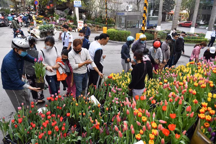 un tac giao thong ngay Tet o Ha Noi anh 5