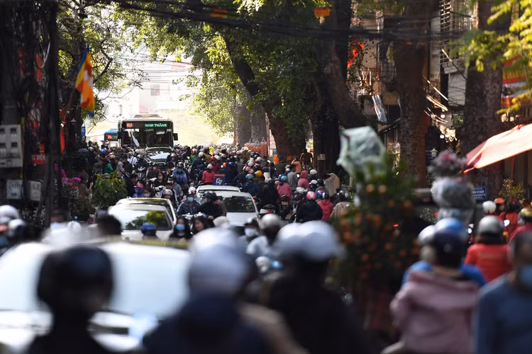 un tac giao thong ngay Tet o Ha Noi anh 18