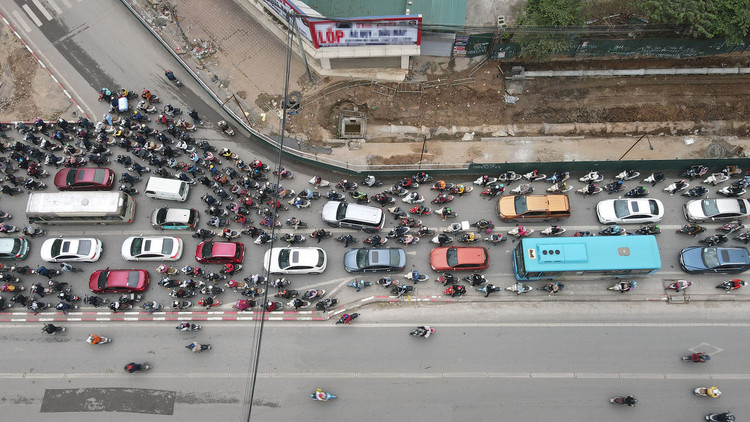 Công trường hai dự án giao thông 3.200 tỷ đồng ở thủ đô ảnh 4