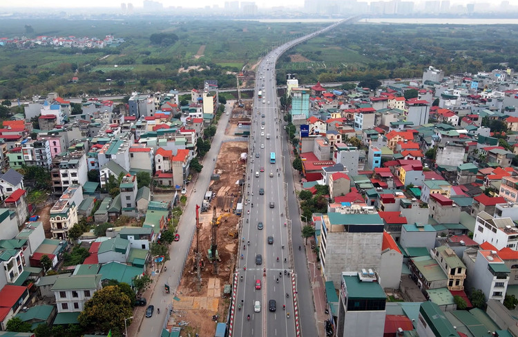 Công trường hai dự án giao thông 3.200 tỷ đồng ở thủ đô ảnh 6