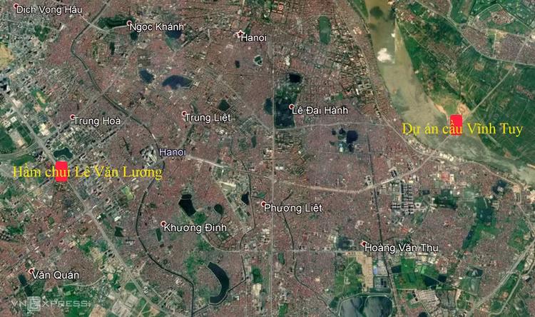 Công trường hai dự án giao thông 3.200 tỷ đồng ở thủ đô ảnh 13