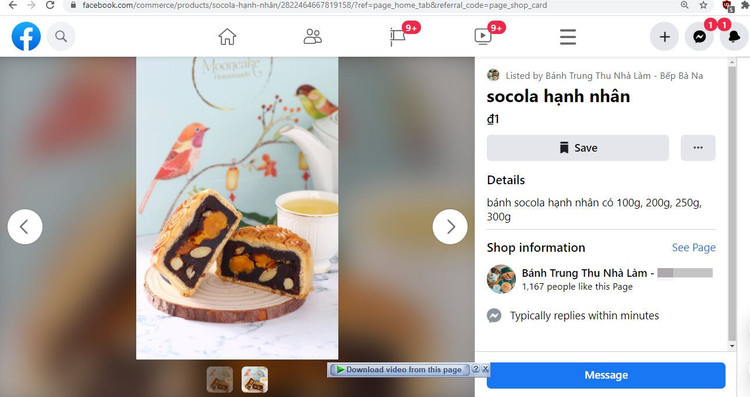 Nhiều đối tượng lợi dụng thương mại điện tử để kinh doanh các loại bánh trung thu có nguồn gốc, xuất xứ không rõ ràng.