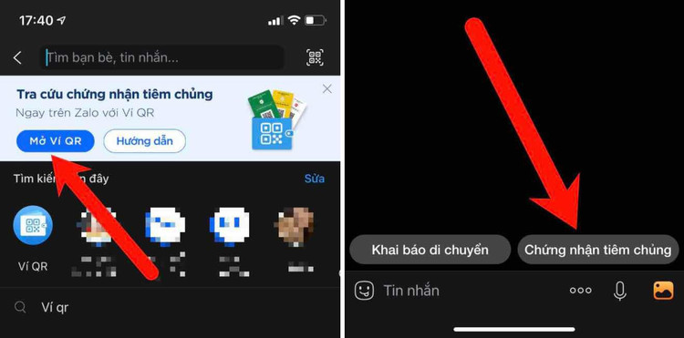 Cách lưu chứng nhận tiêm chủng vào Zalo ảnh 1 Cach luu chung nhan tiem chung vao Zalo anh 1